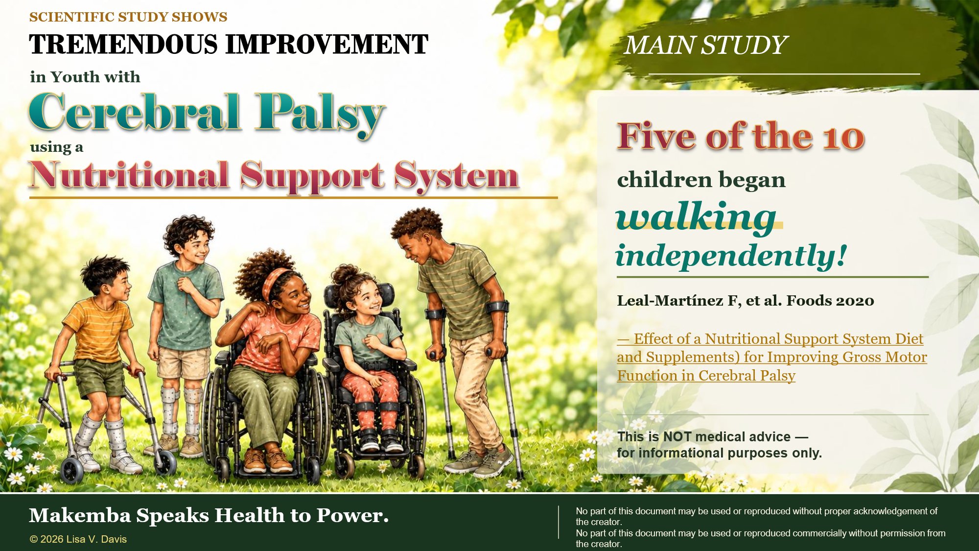 Cover slide of Nutritional Support System Shows Great Promise for People With Cerebral Palsy